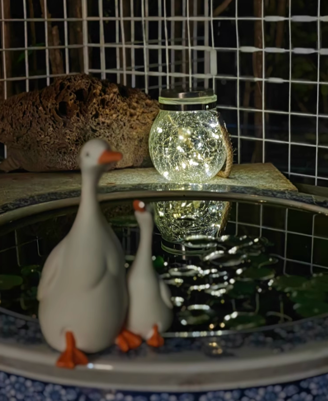 Encontrando unha noite poética! Ambiente Pequena luz ilumina un rincón micro-romántico