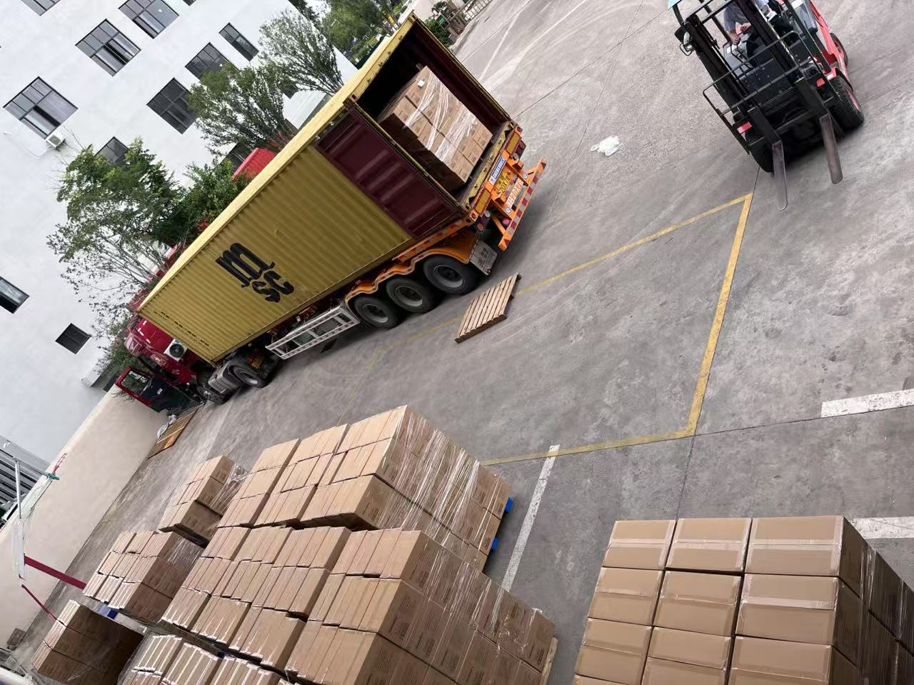 Landsign envía con éxito lotes de mercadorías