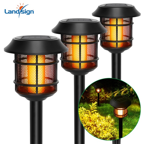 Como as luces solares melloran os espazos ao aire libre?