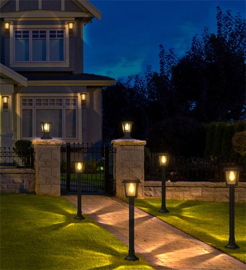 Como as luces solares LED para exteriores melloran a seguridade, a eficiencia e a estética do xardín?
