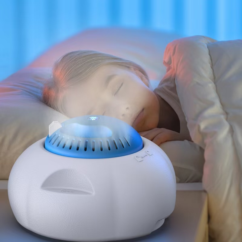 Humidificador de néboa cálida de 4 litros con tableta difusora de aromas para uso en dormitorios