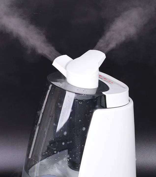 Humidificador ultrasónico rotativo de néboa de boquilla dual de 5 litros