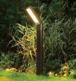 Solar ao aire libre con luz Seven-font