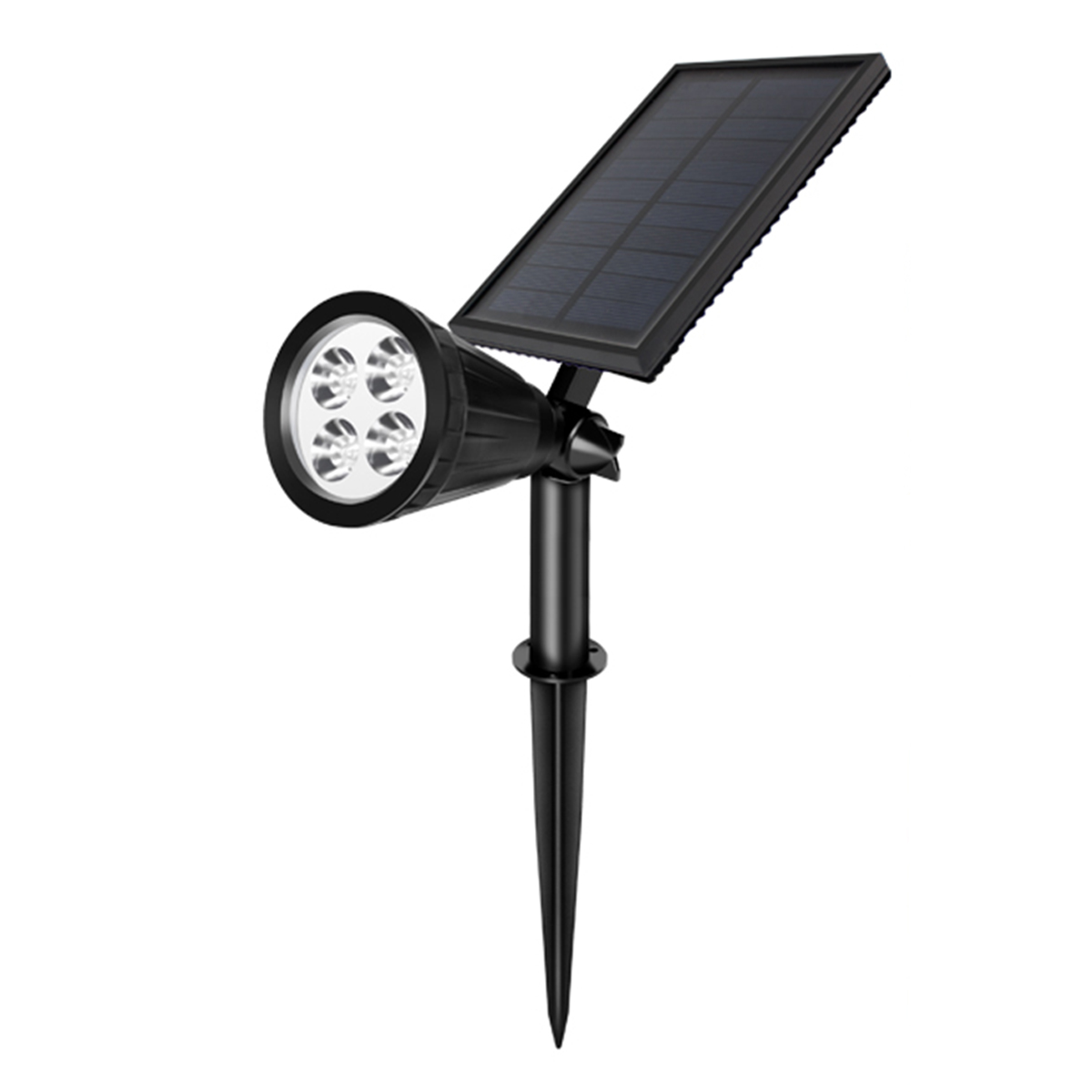 Luces solares RGB 4LED para exteriores para luz de jardín impermeable