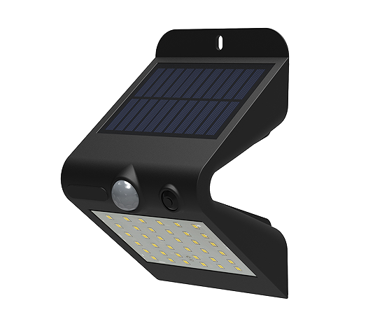 Lámpara solar de pared con sensor humano impermeable para exteriores