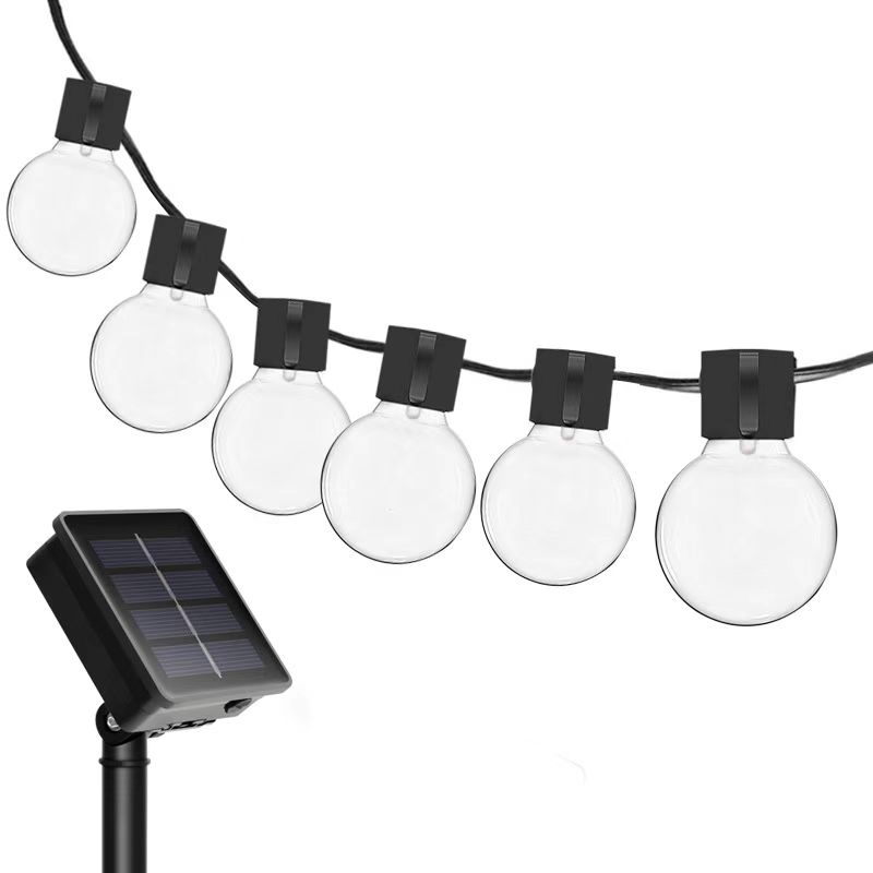 Cadena de luz LED con luz solar