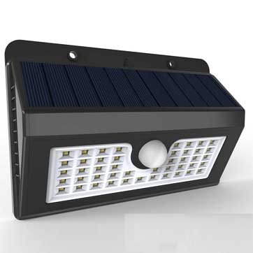 Luz solar con sensor de movemento