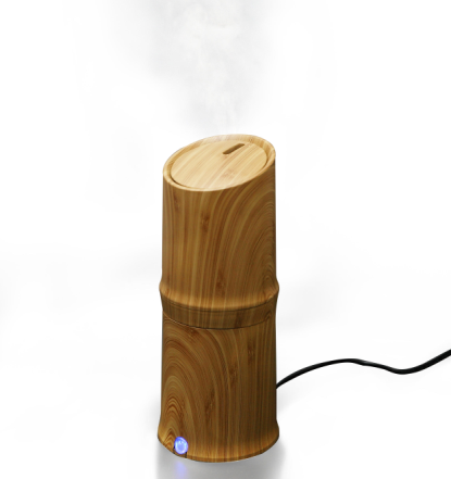 300ml Cool Mist Humidifier Ultrasonic Aroma Difusor de aceite esencial para Office Home Dormitorio Living Room Study Yoga Spa - Wood Grain